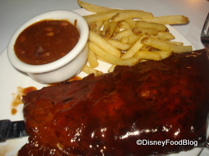 Ribs and Fries at Sci-Fi Dine-In