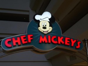 Perhaps a late ADR at Chef Mickey's?