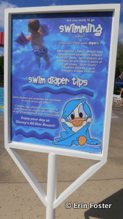 Swim diaper tips. 