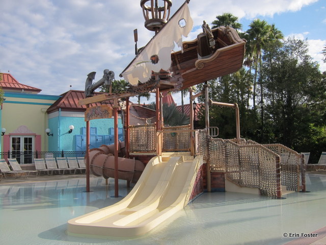 Caribbean Beach Resort, children's aquatic play area