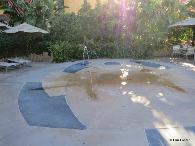 Polynesian, children's water play feature