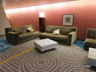 The 2nd floor convention area at the Contemporary is a prime nap zone. 