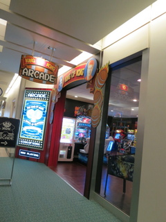 MCO has an arcade to occupy the kiddos. 