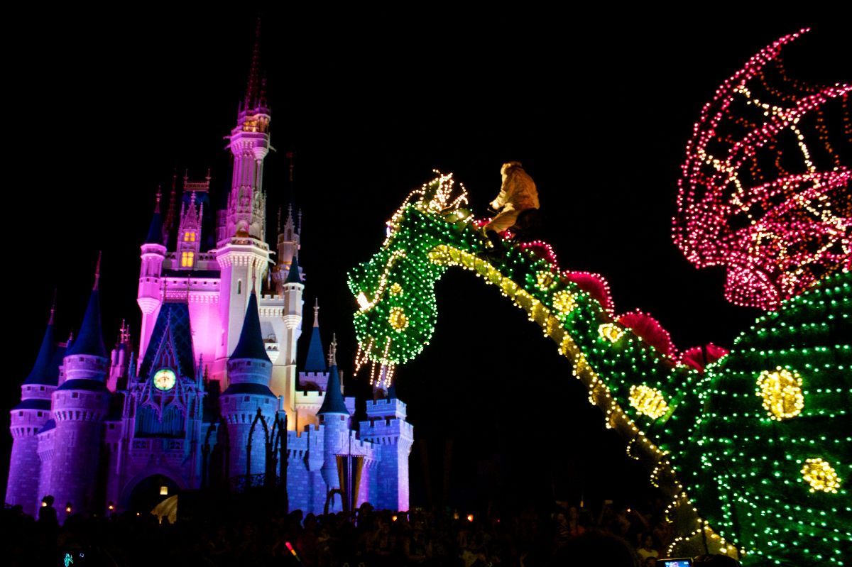 Main Street Electrical Parade from the Fastpass+ viewing area