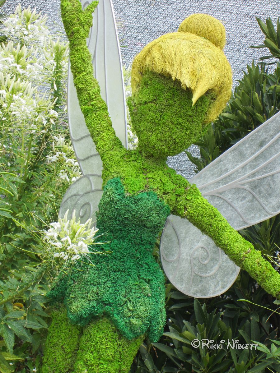 Tinker Bell topiary