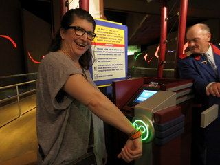 Using a MagicBand as a FastPass for Soarin'