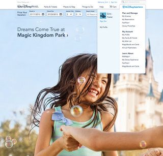 Manage your MagicBand via the MyDisneyExperience tab on the Disney World website