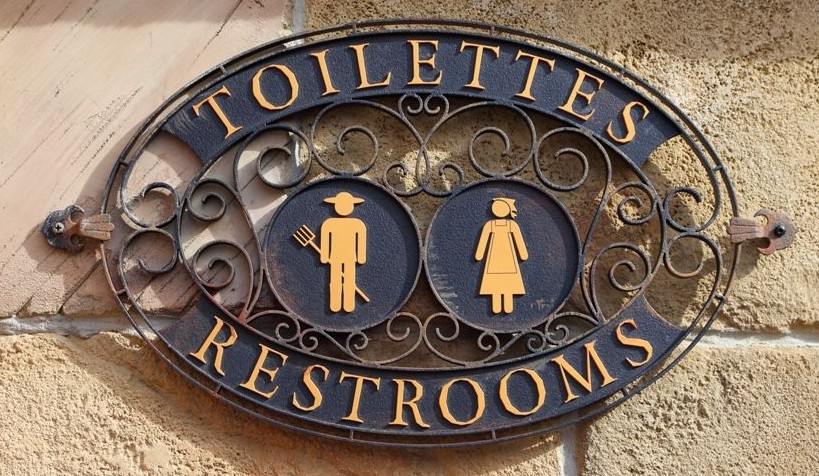 Toilettes Sign in New Fantasyland (Not Hidden!)