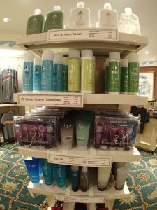Products for sale in the gift shops. 
