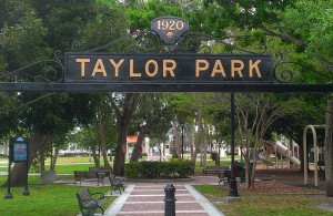 Cocoa Village's Taylor Park and playground.