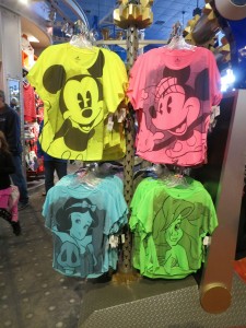 Neon Mickey shirts are super cute, but will you really wear them at home?