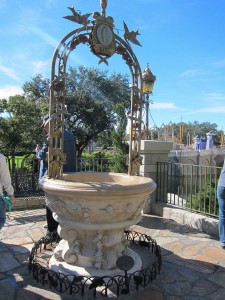 You may find the Magic Kingdom wishing well to be a place of comfort. 