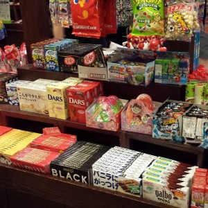 Candy table in Epcot's Japan shop