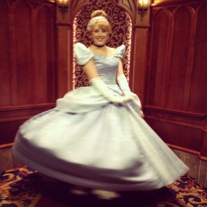 Cinderella at Disneyland