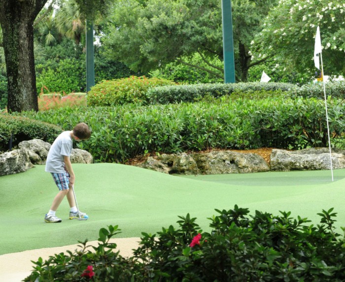 Disney World Mini Golf Fantasia Gardens