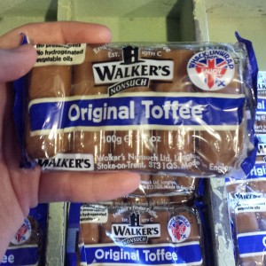 original toffee, a classic united kingdom snack
