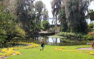 Old Cypress Gardens landscape with Lake Eloise in the background at Legoland Florida.  Photo by Thomas Cook
