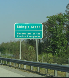 A sign on SR-528, near John Young Parkway, reminds Florida residents and visitors alike that the Everglades is all around.