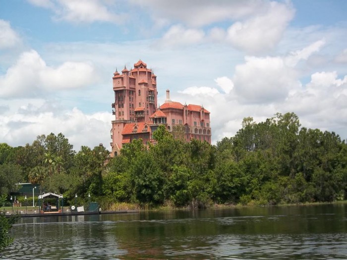 Tower of Terror from Walking Path