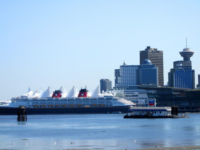 View from the sea wall - walking distance from the Fairmont Waterfront