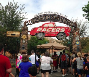 Radiator Springs Racers entrance -Natalie Reinert