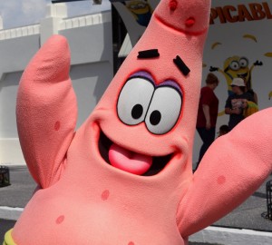 Patrick says "Hi!" (but not much else) At Universal Studios Orlando. Photo by Thomas Cook