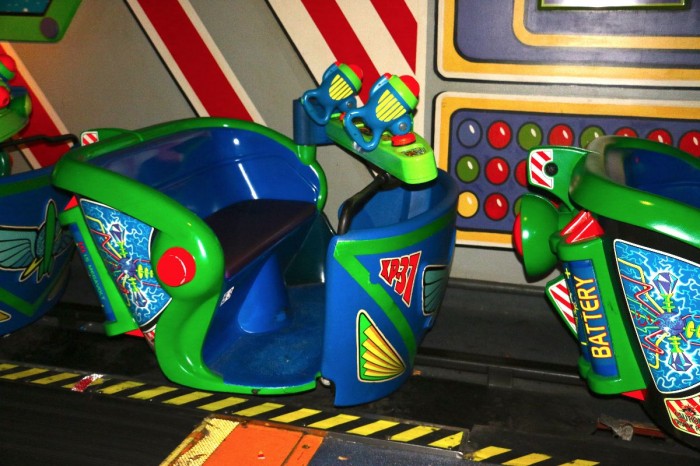 Buzz Lightyear Space Ranger Spin: a great way to hone your reflexes -- Photo © Erin Foster