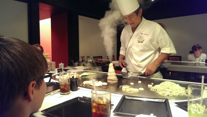 Epcot cuisine for one meal is good. Epcot cuisine for two meals is great. (Pictured: Teppan Edo in Japan)