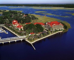The resort feels secluded, but not so much as in this publicity shot. Photo © Disney