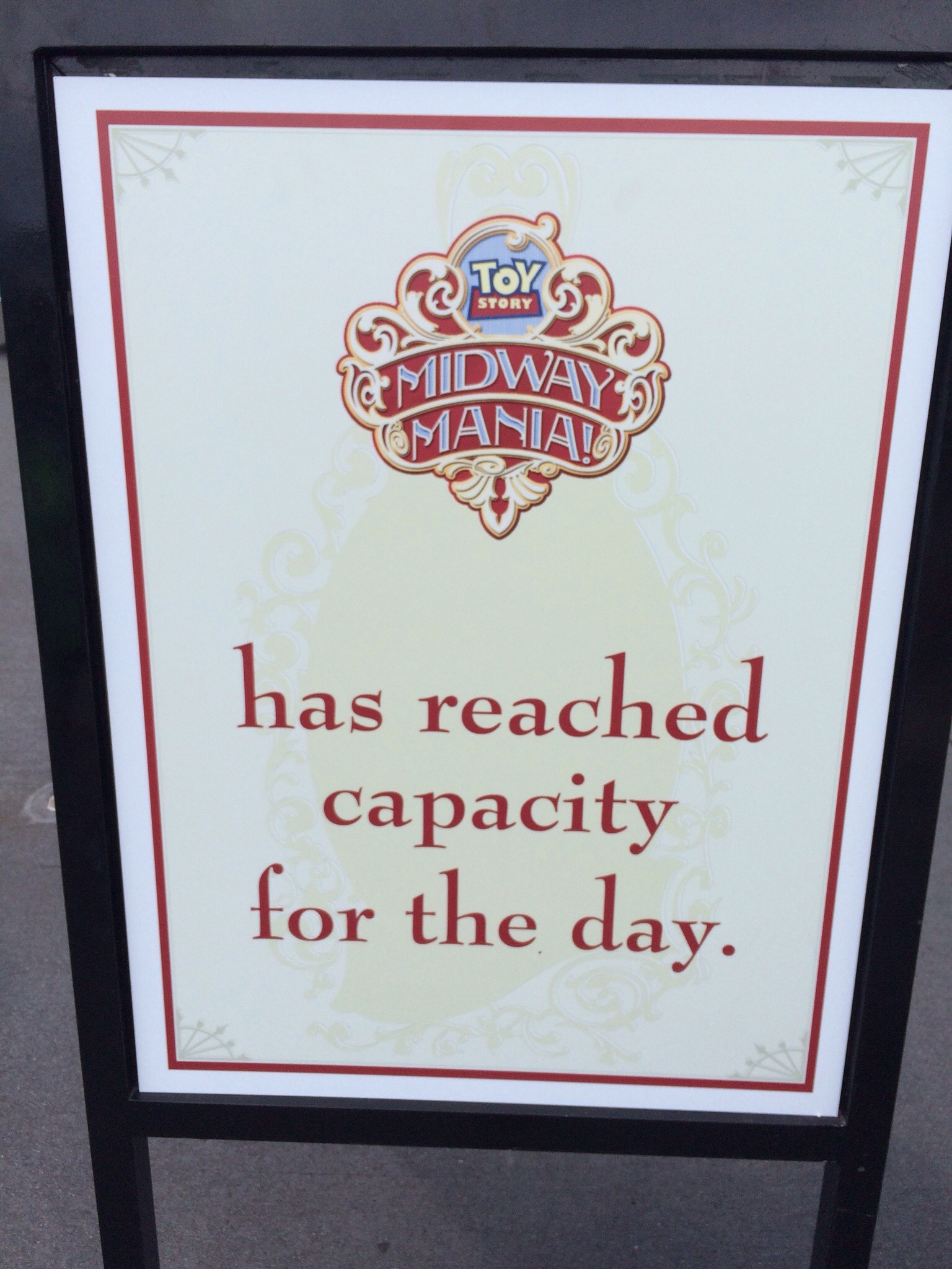 Toy Story Mania FastPass+ only test