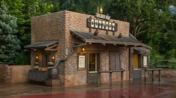 Golden Oak Outpost is home for some tasty gourmet waffle fries.  Photo courtesy of Disney (c)