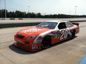 On the race track at the Richard Petty Driving Experience ©Rikki Niblett