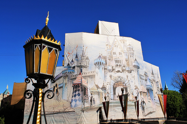 Disneyland Castle Refurb 1