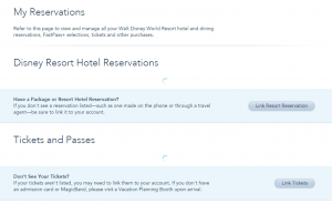 my disney experience reservations and tickets