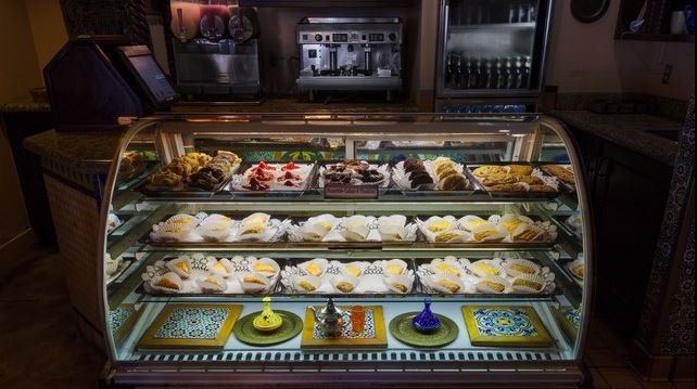 Tangierine Café offers delicious Mediterranean pastries. Photo courtesy of Disney (c) 