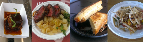 Short rib, hangar steak, griddled cheesecake, scallops, and more at Busch Gardens Food and Wine Festival.