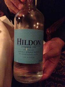 Each specialty bottled water has its own pH and mineral content listed. (Photo by Julia Mascardo)