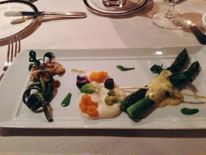 I'm not a vegetarian, but the vegetarian course could (almost) make me swear off of meat. (Photo by Julia Mascardo)