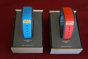 The MagicBands feature Jedi Mickey or Jedi Donald on one side Star Wars Weekends on the other. (Photo by Julia Mascardo)