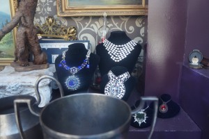 Whether you are Regina, Zelena, or Snow, you can find something regal to wear at Mr. Gold's. (Photo by Julia Mascardo)