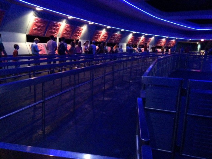 Empty FastPass+ queue for Space Mountain