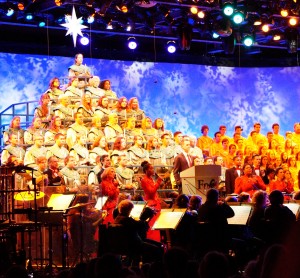 The Candlelight Processional is a spectacular retelling of the Christmas story. (Photo by Julia Mascardo)