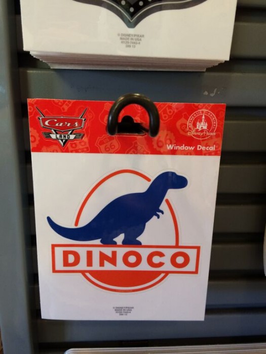 Cars Land Dinoco Sticker