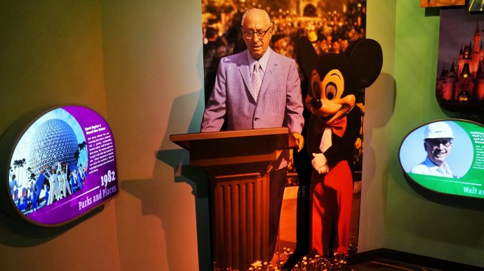Roy O. Disney at the dedication of Walt Disney World (photo by Brandon Glover)
