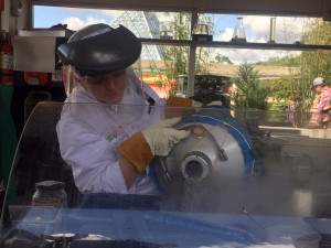 If you've never seen cooking with liquid nitrogen, it is fascinating to watch. (Photo by Julia Mascardo)