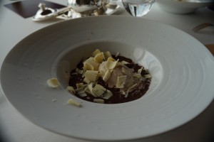 Course 5: Chocolate Soup.