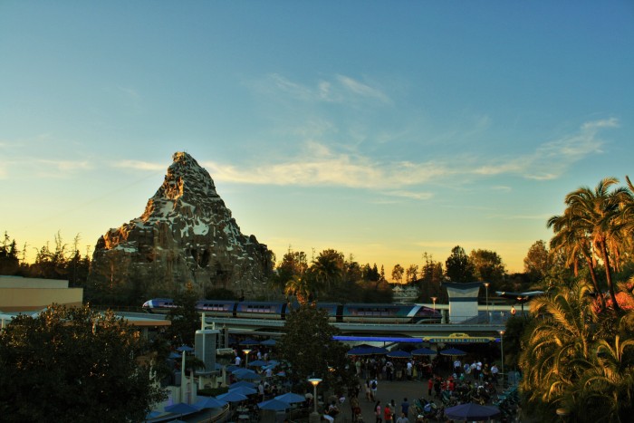 Disneyland Sunset