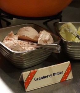 Although simple, the cranberry butter was a wonderful touch to the meal. (Photo by Julia Mascardo)