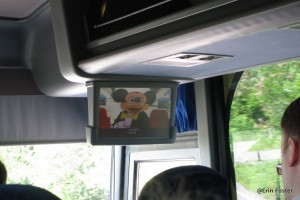 There's an introductory video shown on the bus. 