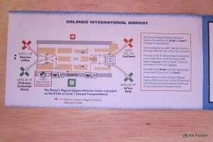 Map of Orlando International. 